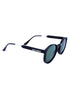 AQ Rounded Unisex Retro Sunglasses - Wine